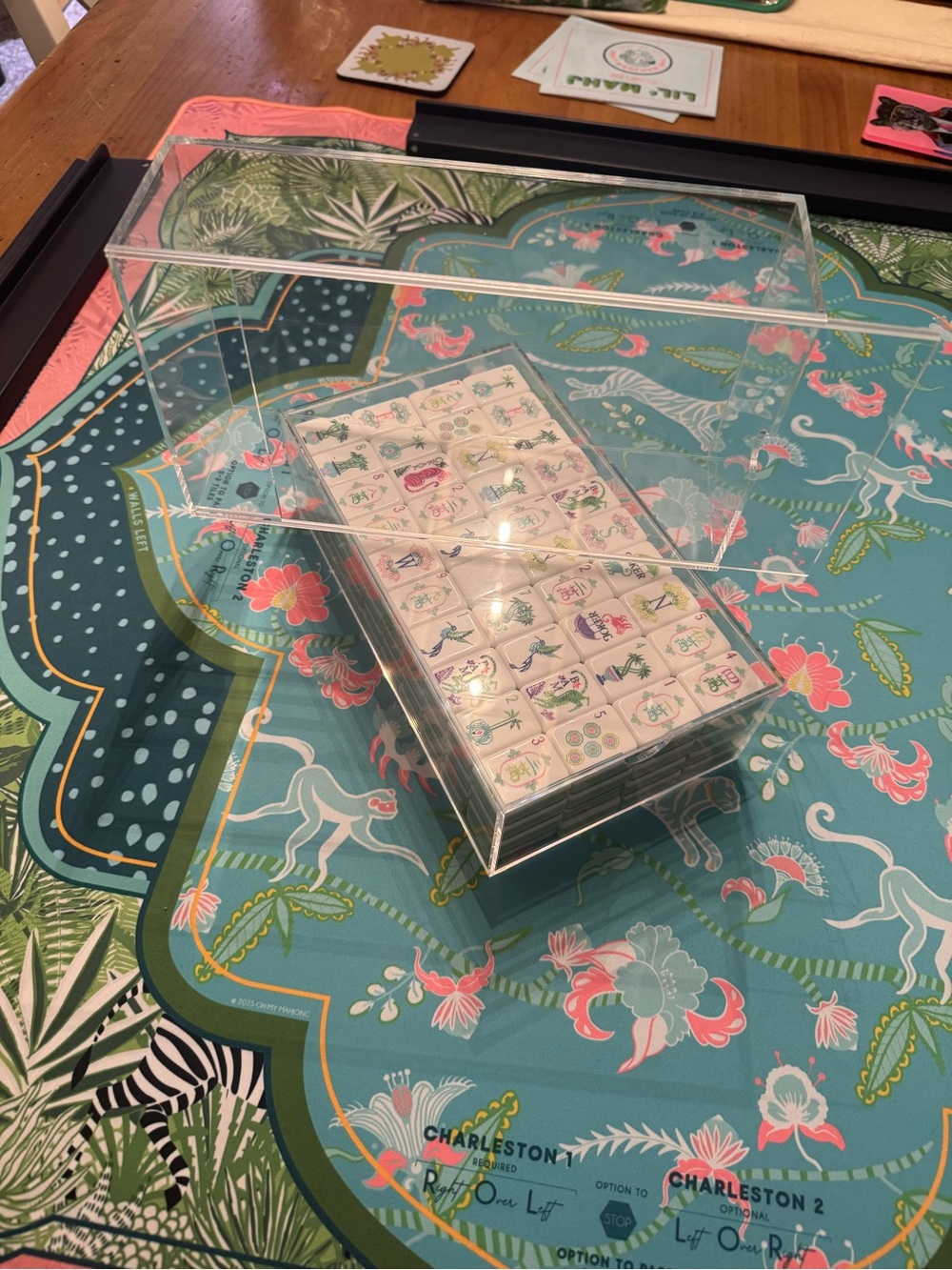Clear Acrylic Display Box for Mahjong Tiles - Picture 2 of 7